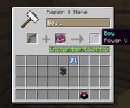Power bow enchantment (Image via Minecraft)